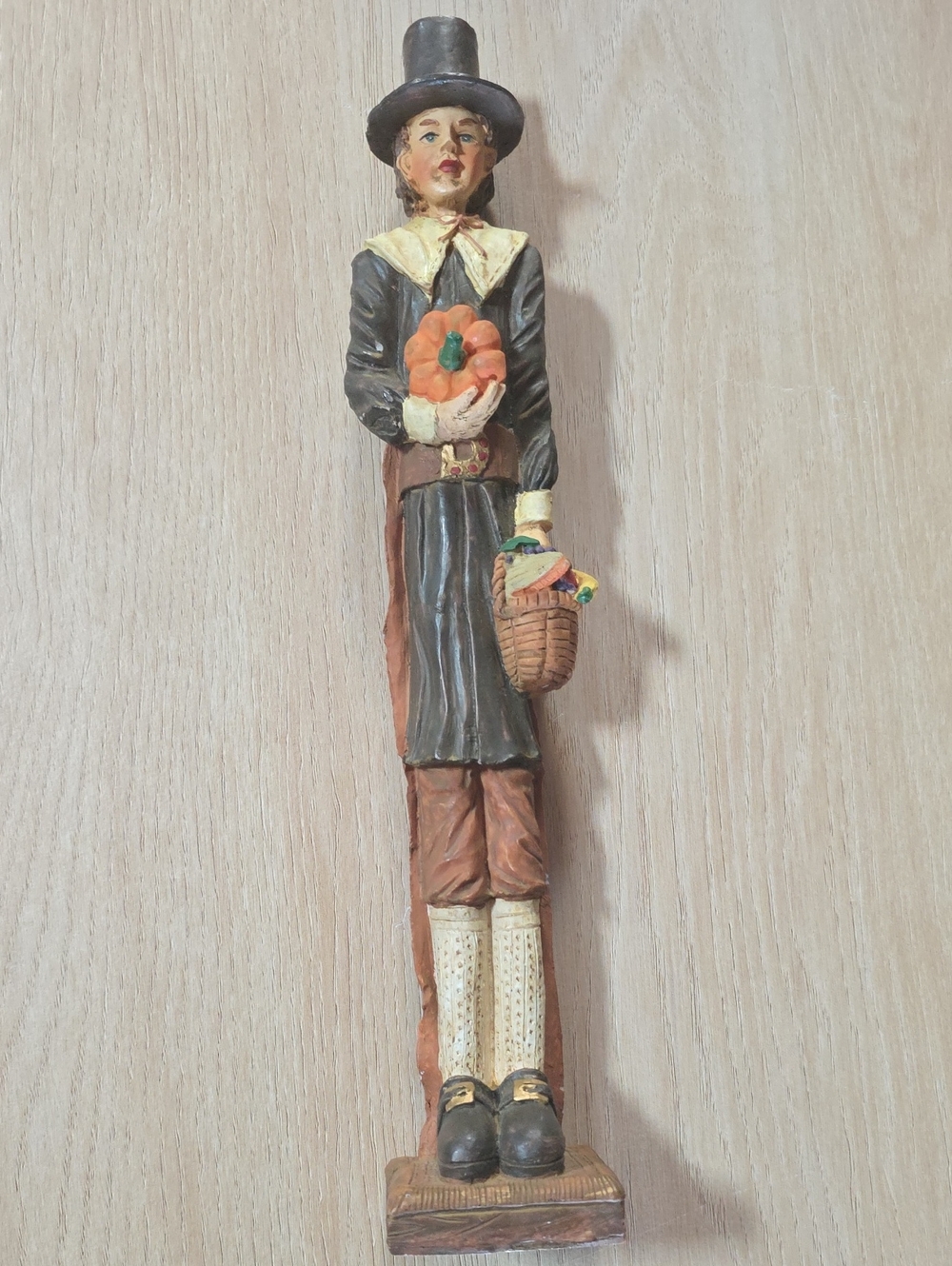 Windsor Collection Pilgrim Man Candle Holder Thanksgiving Harvest Decor